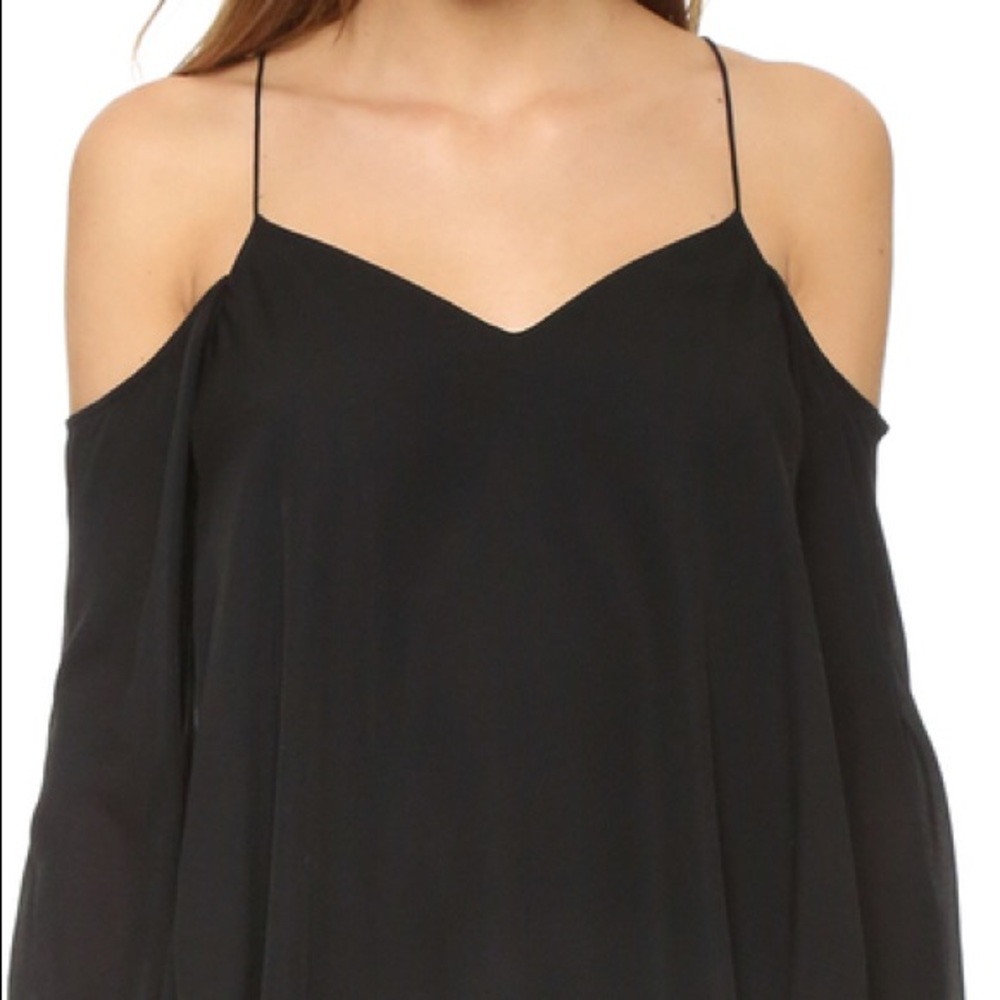 Haute Hippie cold shoulder blouse